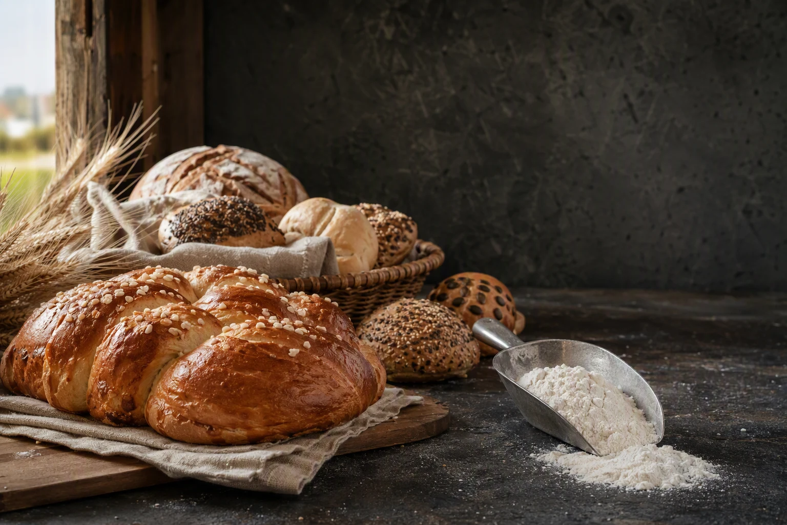 Redaktionelles Symbolbild: Brot kaufen und richtig lagern: Kruste, Mehl, Haltbarkeit
